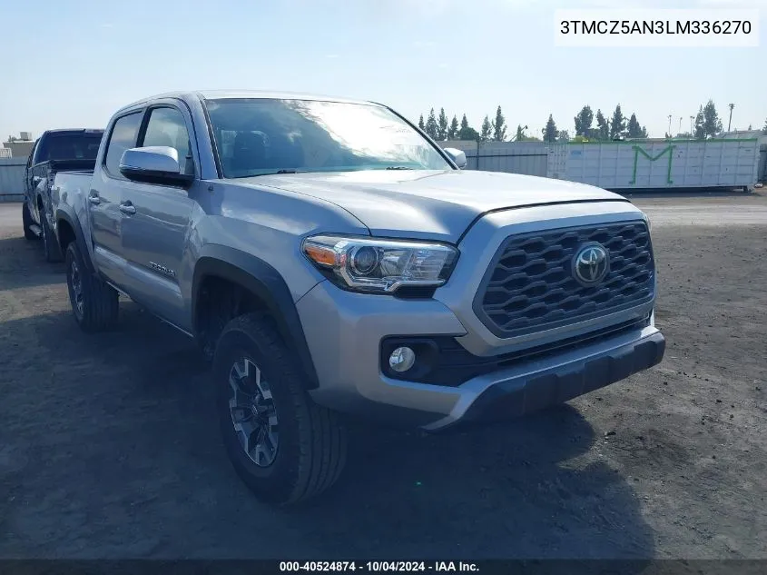 3TMCZ5AN3LM336270 2020 Toyota Tacoma Trd Off-Road