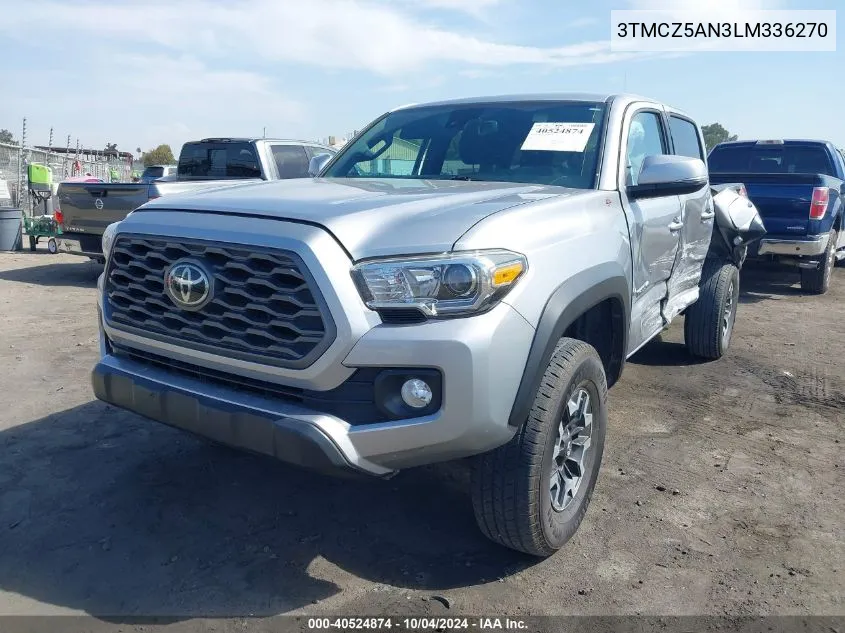 3TMCZ5AN3LM336270 2020 Toyota Tacoma Trd Off-Road