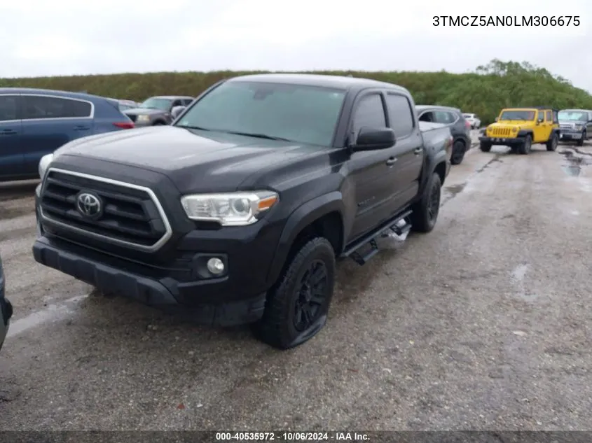 3TMCZ5AN0LM306675 2020 Toyota Tacoma Sr5 V6