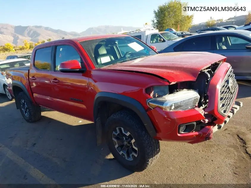 3TMCZ5AN9LM306643 2020 Toyota Tacoma Trd Off-Road