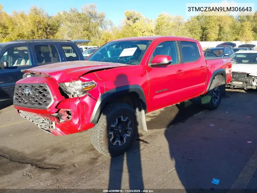 3TMCZ5AN9LM306643 2020 Toyota Tacoma Trd Off-Road