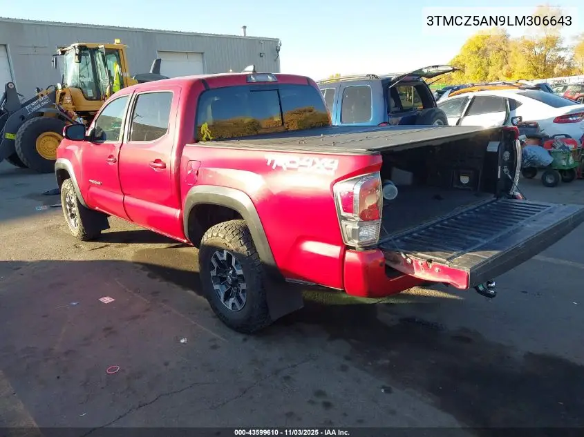 3TMCZ5AN9LM306643 2020 Toyota Tacoma Trd Off-Road