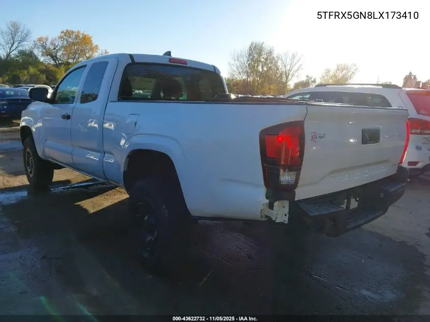5TFRX5GN8LX173410 2020 Toyota Tacoma Sr