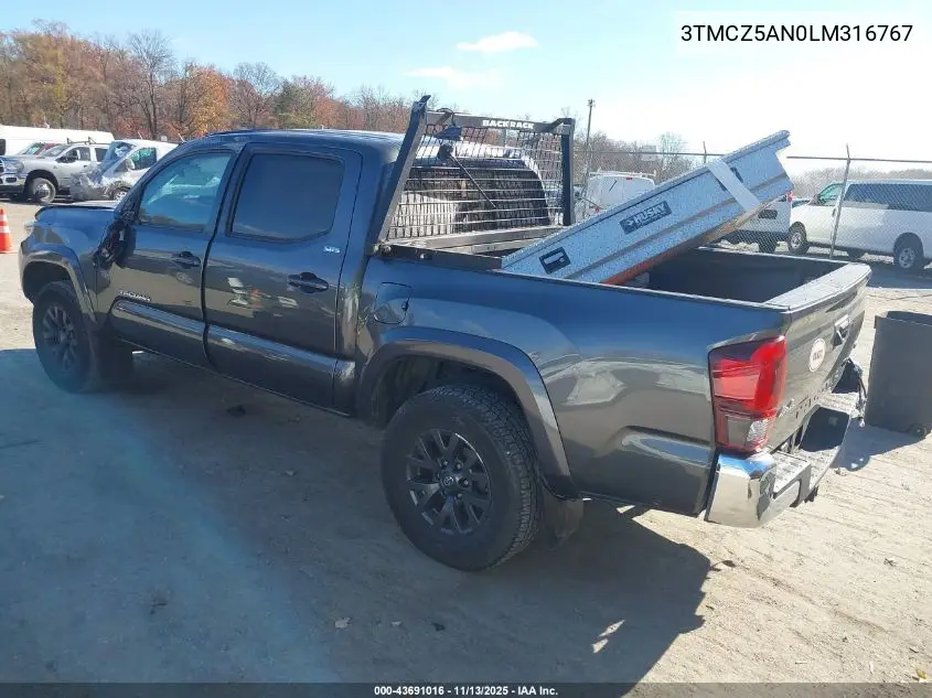 3TMCZ5AN0LM316767 2020 Toyota Tacoma Sr5 V6