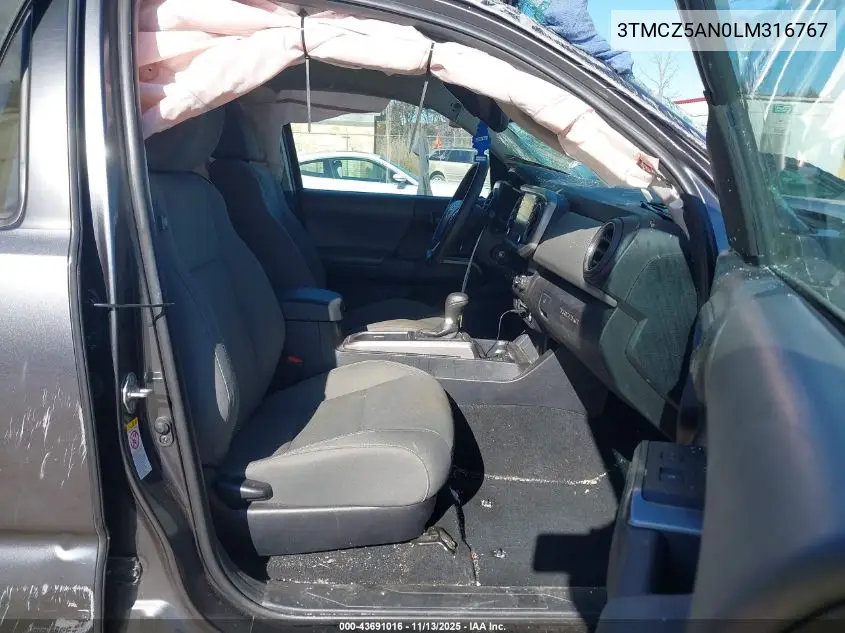 3TMCZ5AN0LM316767 2020 Toyota Tacoma Sr5 V6