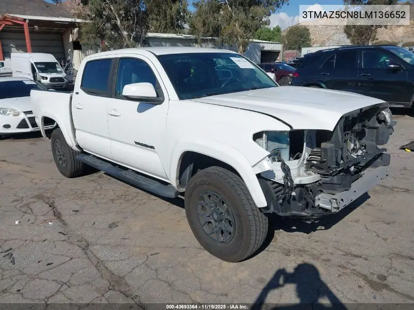 3TMAZ5CN8LM136652 2020 Toyota Tacoma Sr5 V6