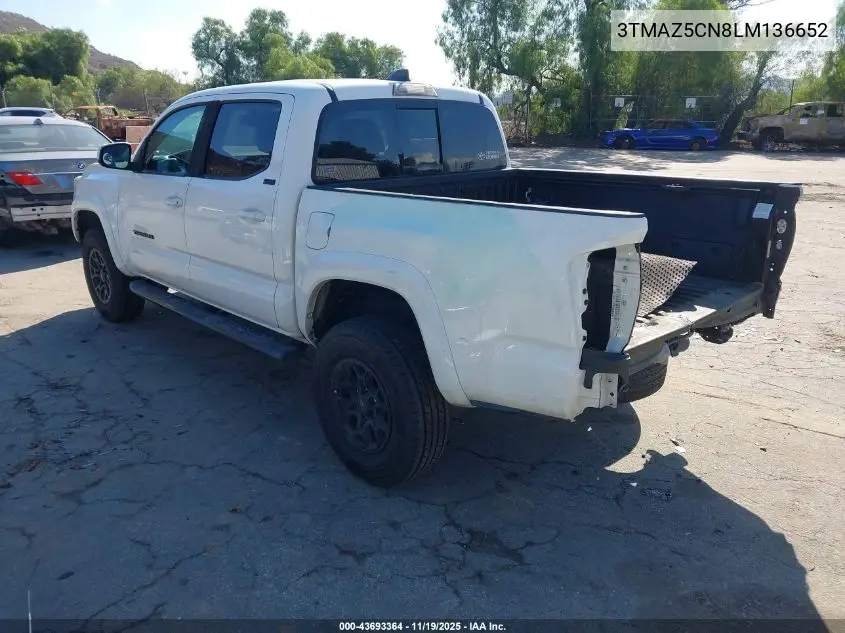 3TMAZ5CN8LM136652 2020 Toyota Tacoma Sr5 V6