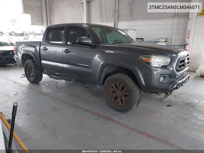 3TMCZ5AN3LM346071 2020 Toyota Tacoma Sr5 V6