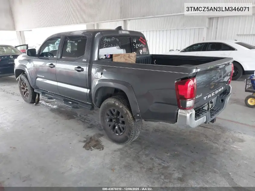 3TMCZ5AN3LM346071 2020 Toyota Tacoma Sr5 V6