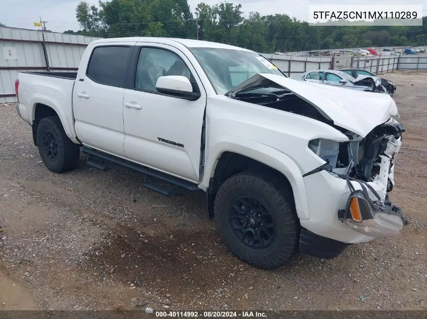 5TFAZ5CN1MX110289 2021 Toyota Tacoma Sr5 V6