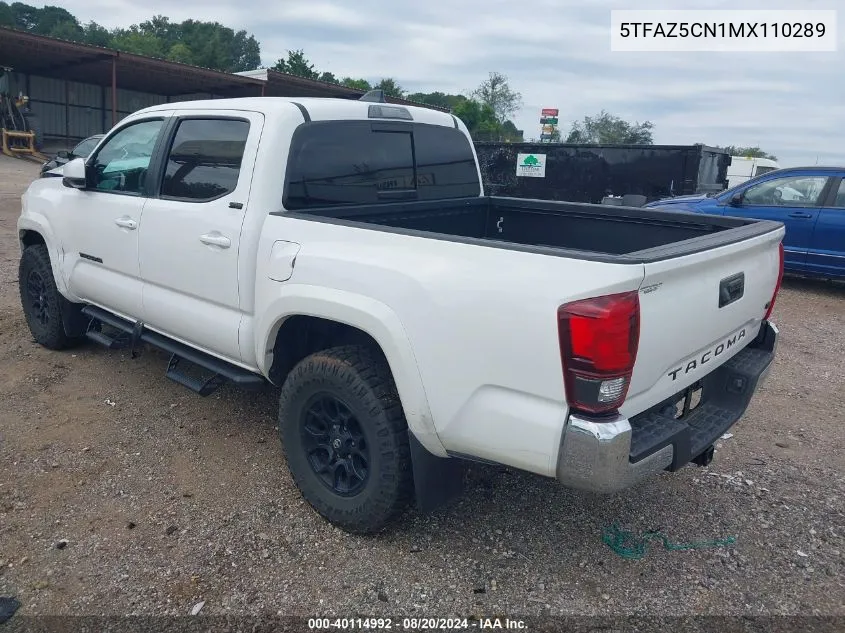 5TFAZ5CN1MX110289 2021 Toyota Tacoma Sr5 V6