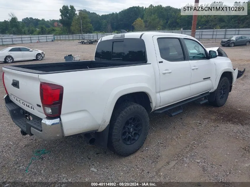 5TFAZ5CN1MX110289 2021 Toyota Tacoma Sr5 V6