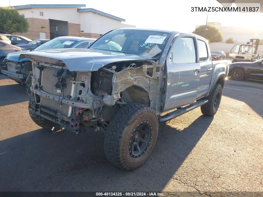 3TMAZ5CNXMM141837 2021 Toyota Tacoma Trd Off-Road