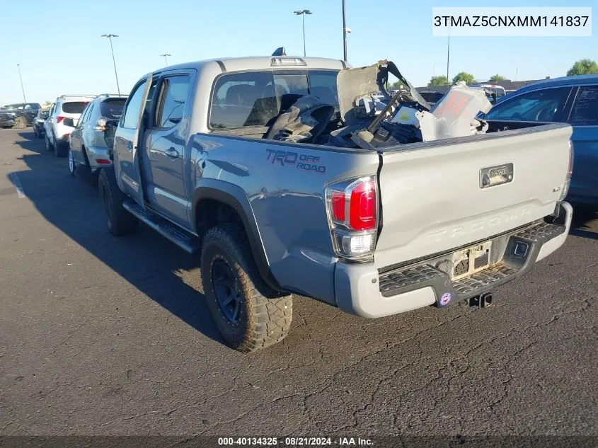 3TMAZ5CNXMM141837 2021 Toyota Tacoma Trd Off-Road