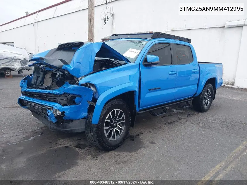 3TMCZ5AN9MM412995 2021 Toyota Tacoma Trd Sport