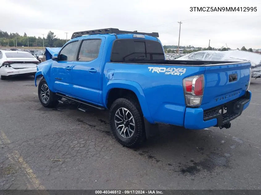 3TMCZ5AN9MM412995 2021 Toyota Tacoma Trd Sport