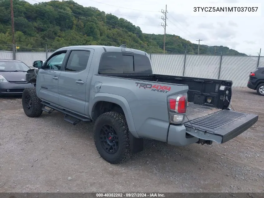 3TYCZ5AN1MT037057 2021 Toyota Tacoma Trd Sport