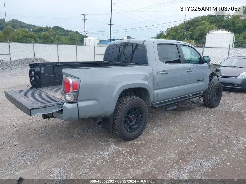 3TYCZ5AN1MT037057 2021 Toyota Tacoma Trd Sport