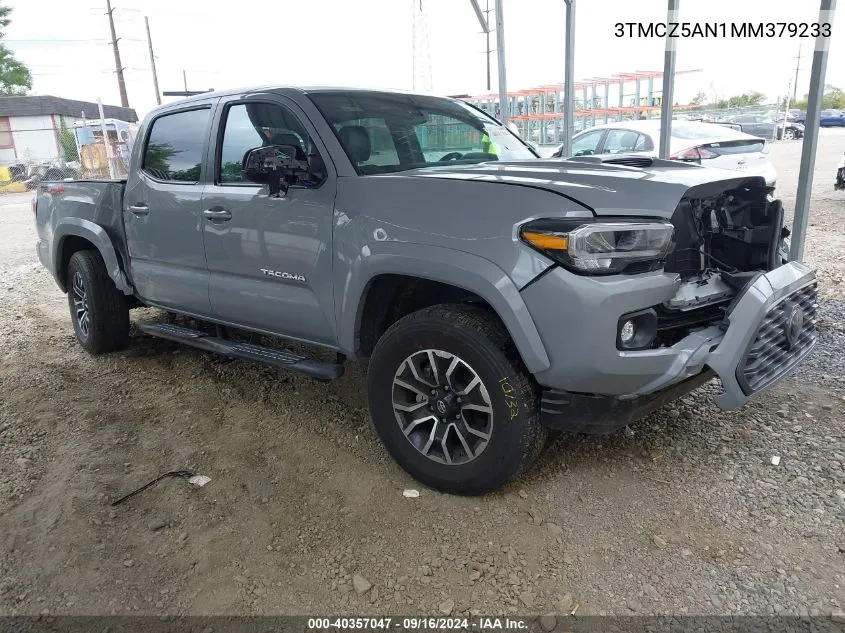 3TMCZ5AN1MM379233 2021 Toyota Tacoma Trd Sport