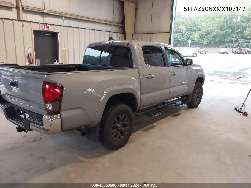 5TFAZ5CNXMX107147 2021 Toyota Tacoma Double Cab/Sr5/Trd Sport/