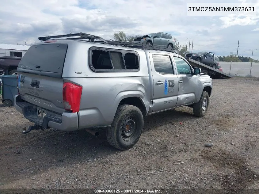 3TMCZ5AN5MM373631 2021 Toyota Tacoma Sr V6