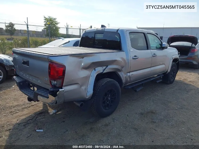 3TYCZ5AN5MT045565 2021 Toyota Tacoma Sr5 V6