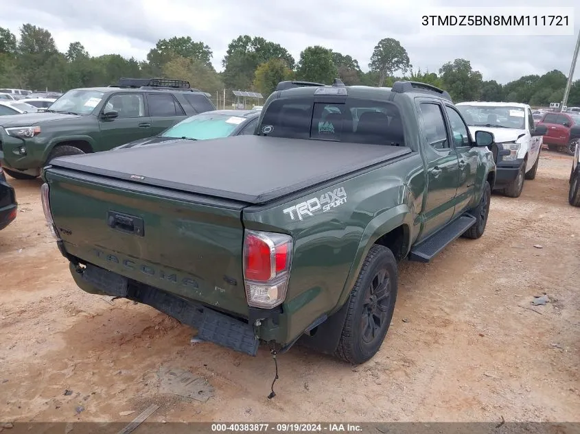 3TMDZ5BN8MM111721 2021 Toyota Tacoma Trd Sport