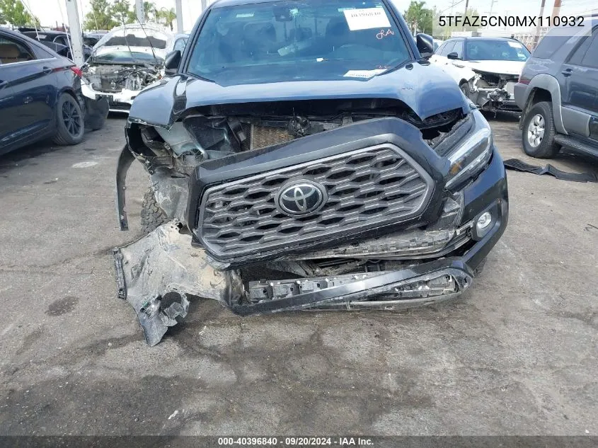 5TFAZ5CN0MX110932 2021 Toyota Tacoma Trd Off-Road