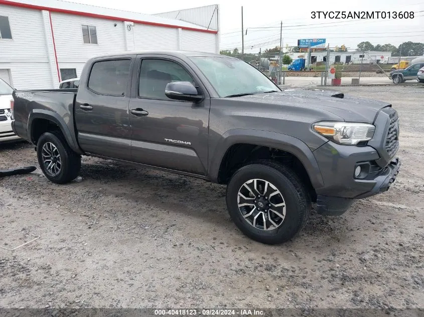 3TYCZ5AN2MT013608 2021 Toyota Tacoma Trd Sport