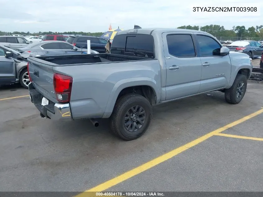 3TYAZ5CN2MT003908 2021 Toyota Tacoma Sr5 V6