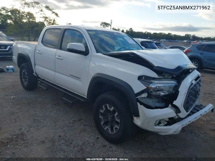 5TFCZ5AN8MX271962 2021 Toyota Tacoma Trd Off-Road