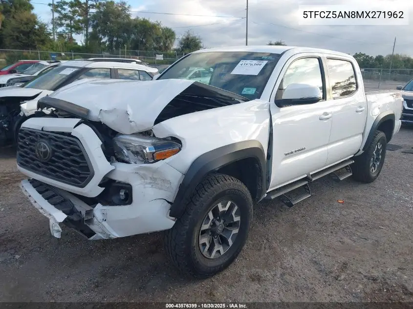 5TFCZ5AN8MX271962 2021 Toyota Tacoma Trd Off-Road