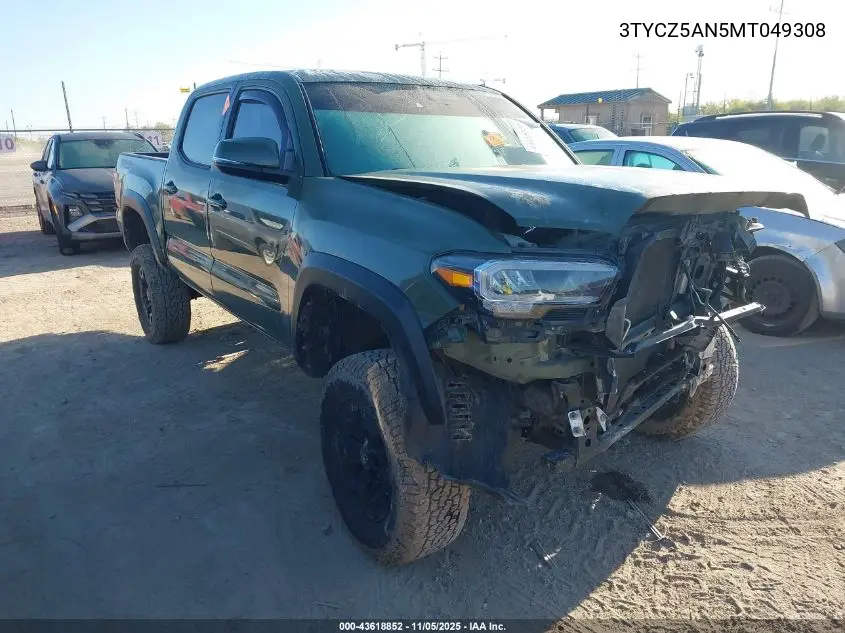 3TYCZ5AN5MT049308 2021 Toyota Tacoma Trd Off-Road