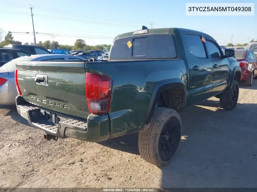 3TYCZ5AN5MT049308 2021 Toyota Tacoma Trd Off-Road