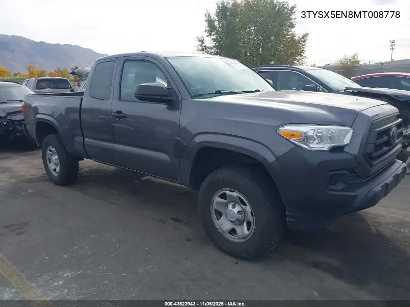 3TYSX5EN8MT008778 2021 Toyota Tacoma Sr