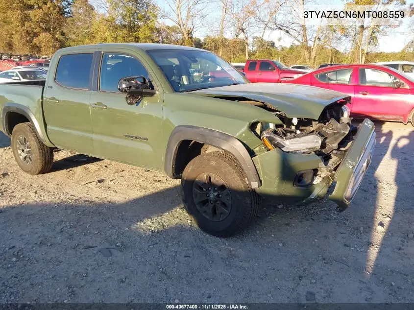 3TYAZ5CN6MT008559 2021 Toyota Tacoma Sr5 V6