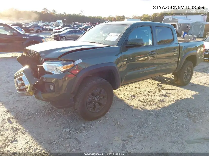 3TYAZ5CN6MT008559 2021 Toyota Tacoma Sr5 V6