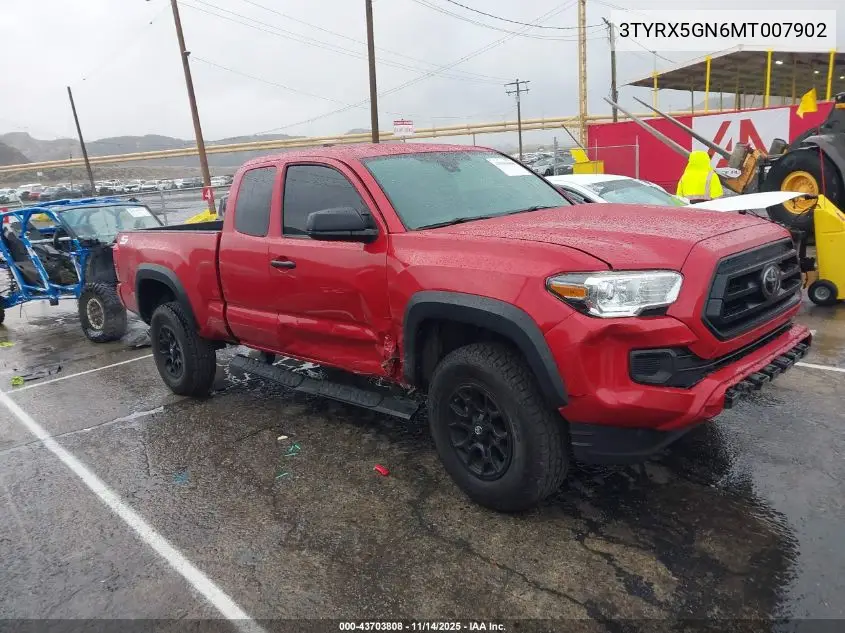3TYRX5GN6MT007902 2021 Toyota Tacoma Sr
