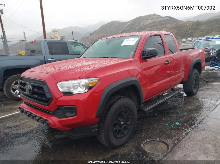 3TYRX5GN6MT007902 2021 Toyota Tacoma Sr