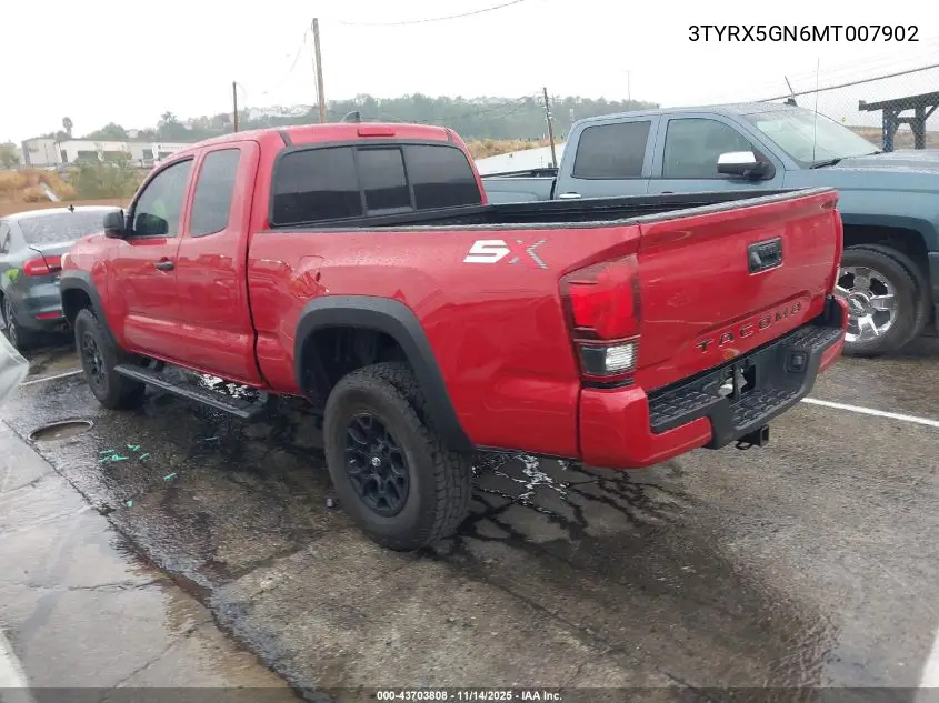 3TYRX5GN6MT007902 2021 Toyota Tacoma Sr