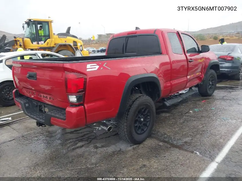 3TYRX5GN6MT007902 2021 Toyota Tacoma Sr