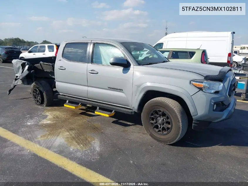 5TFAZ5CN3MX102811 2021 Toyota Tacoma Sr5 V6