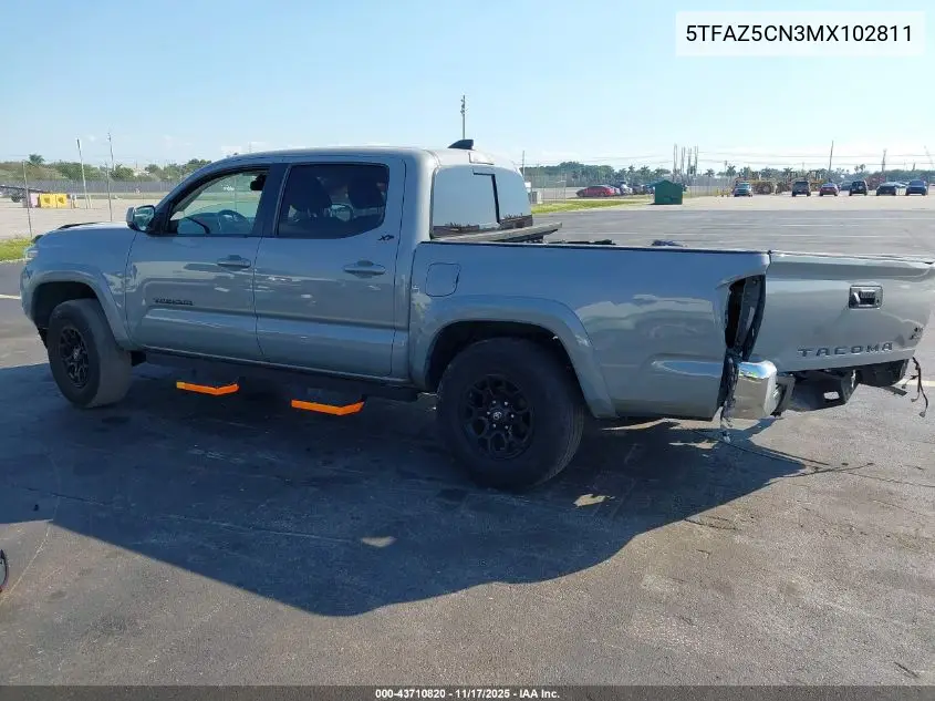 5TFAZ5CN3MX102811 2021 Toyota Tacoma Sr5 V6