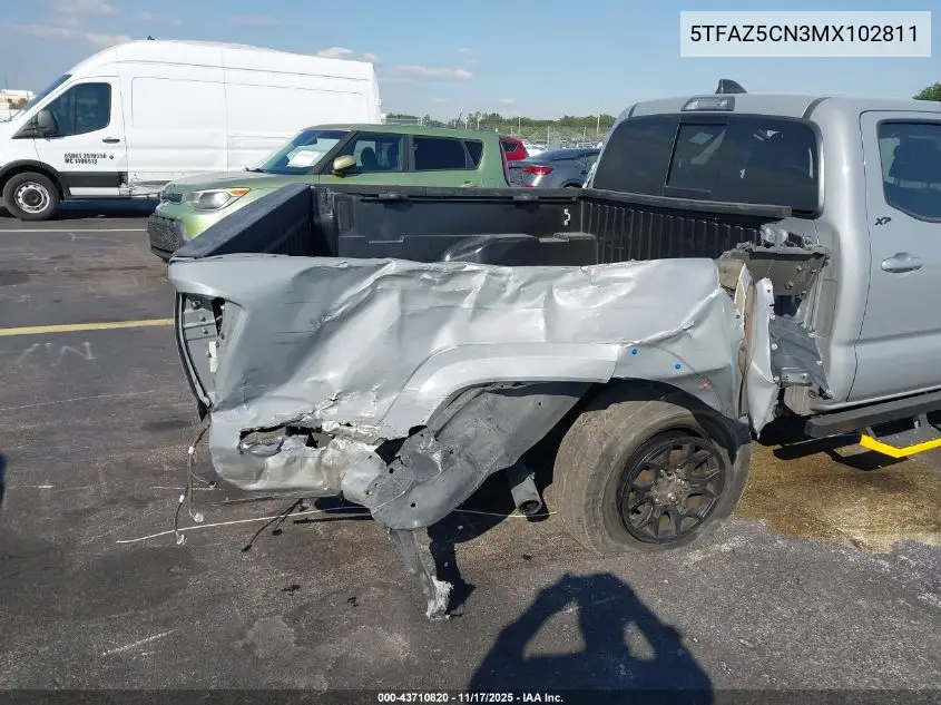5TFAZ5CN3MX102811 2021 Toyota Tacoma Sr5 V6