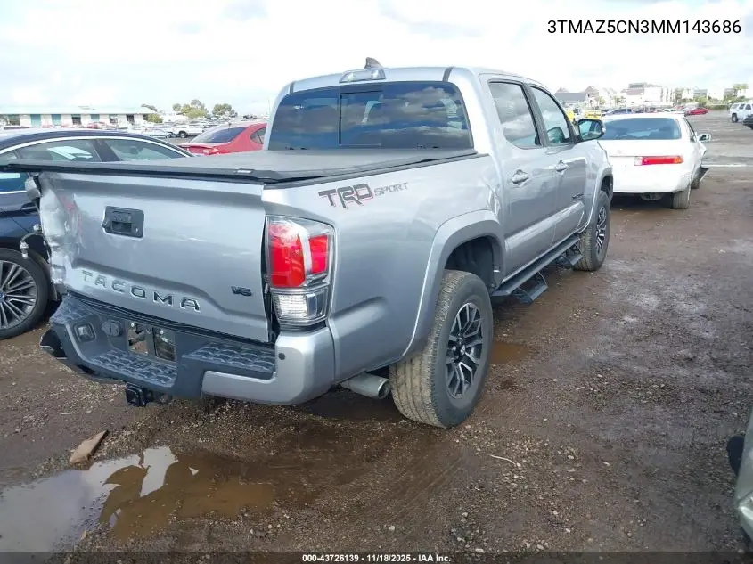 3TMAZ5CN3MM143686 2021 Toyota Tacoma Trd Sport