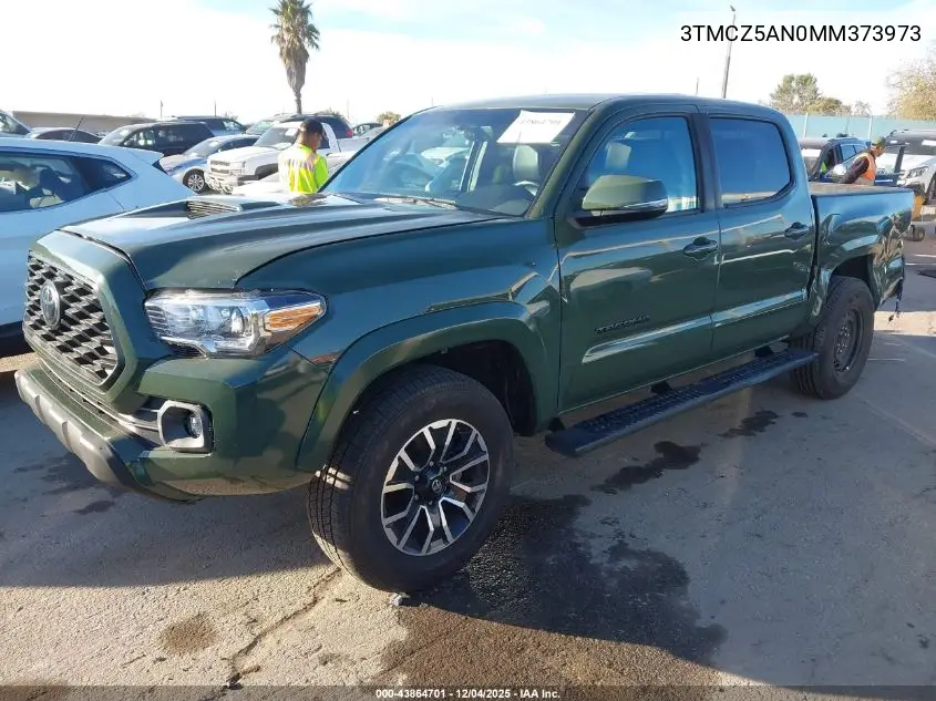 3TMCZ5AN0MM373973 2021 Toyota Tacoma Trd Sport