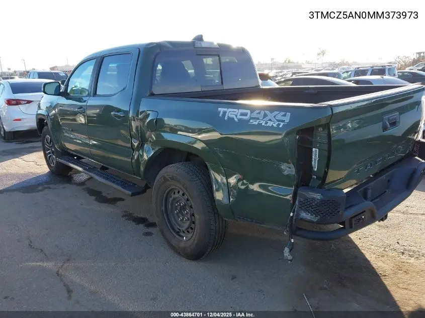 3TMCZ5AN0MM373973 2021 Toyota Tacoma Trd Sport