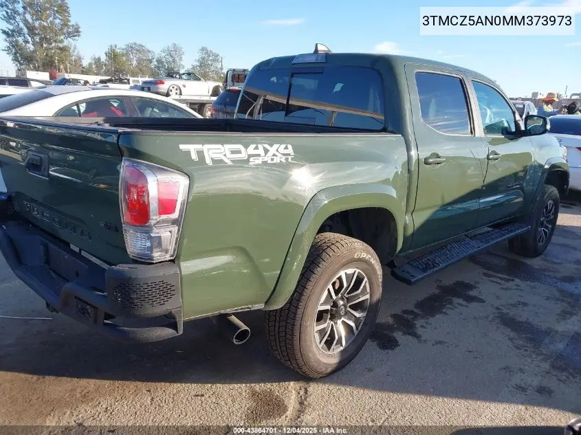 3TMCZ5AN0MM373973 2021 Toyota Tacoma Trd Sport