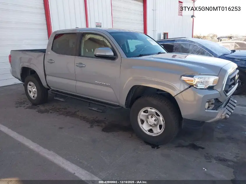 3TYAX5GN0MT016253 2021 Toyota Tacoma Sr5