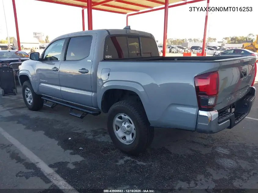 3TYAX5GN0MT016253 2021 Toyota Tacoma Sr5
